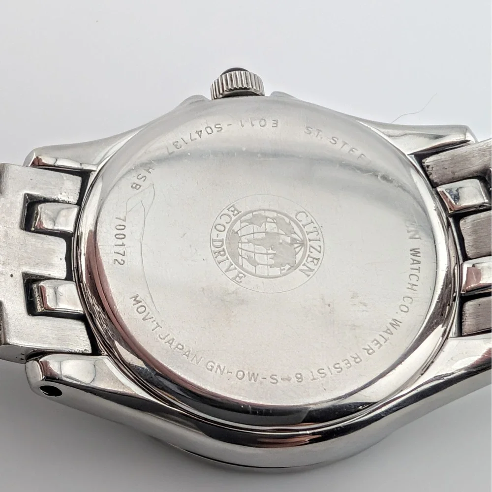 Citizen Silhouette Eco-Drive Crystal Bezel Women's Watch E011-S047137 MOP Dial